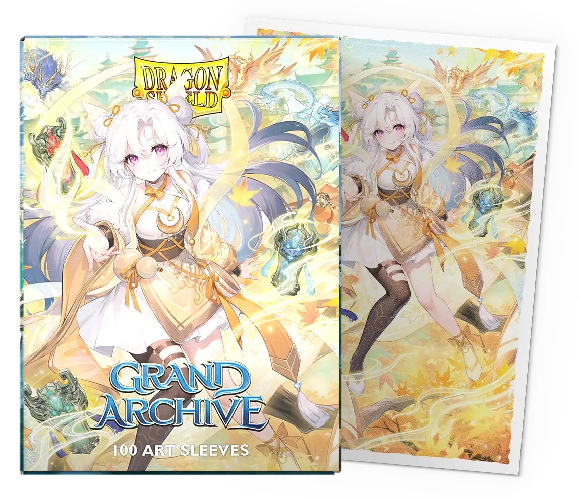 Dragon Shield Sleeves - Matte Art -  Grand Archive: Guo Jia, Heaven’s Favored