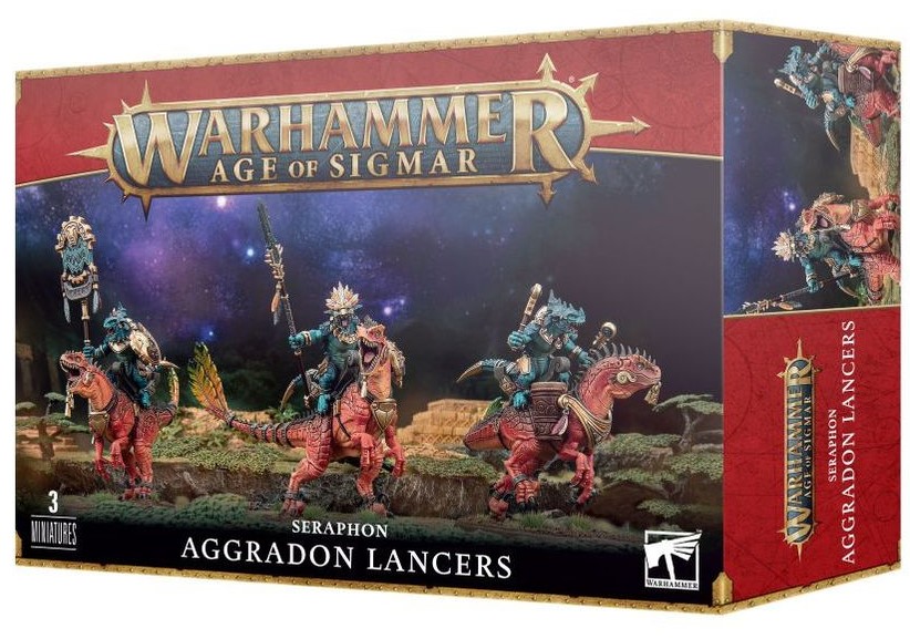 Saurus Rider Seraphon: Aggradon Lancers - Games Workshop » Warhammer Age of Sigmar ...