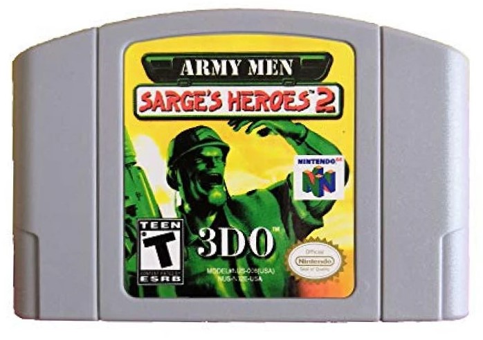 Army Men Sarges Heroes 2 [Gray Cart]