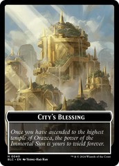 City's Blessing (0040) // Hamster (0022) Double-Sided Token