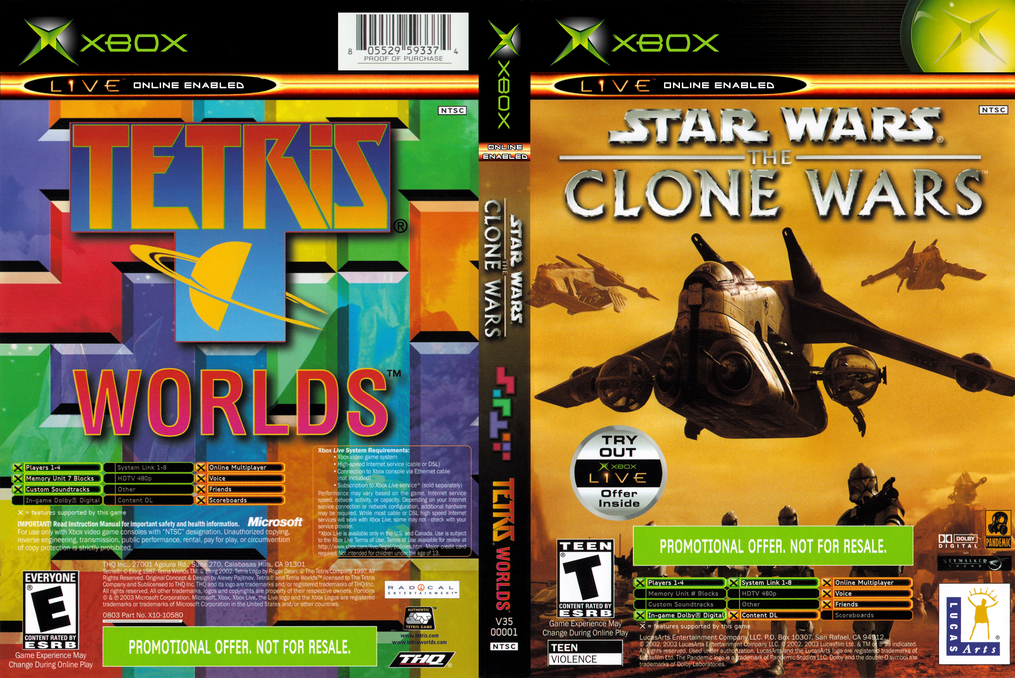 Clone Wars Tetris Worlds Combo Pack