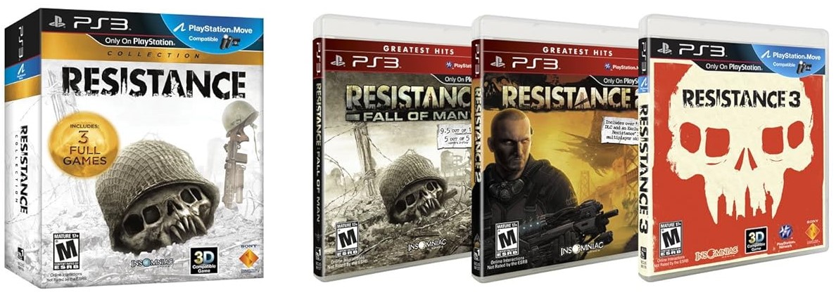 Resistance Trilogy Collection 3-pack (3 Disc)