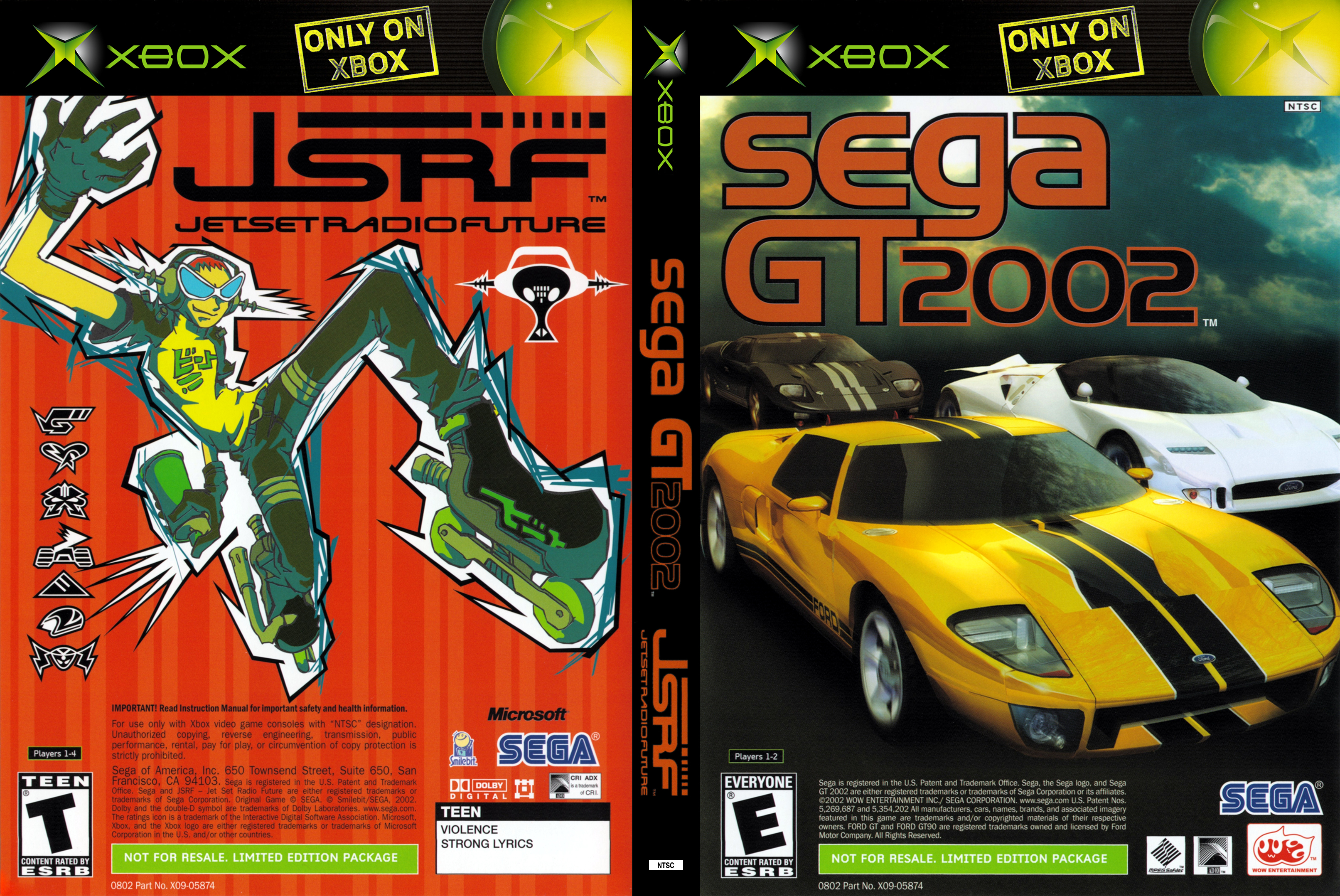 Sega GT 2002 JSRF Combo