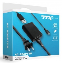 TTX Tech PlayStation Vita Slim AC Adapter
