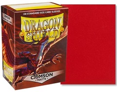 Dragon Shield Sleeves - Matte Crimson - 100 Count