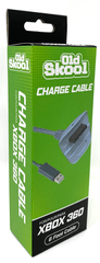 Old Skool Xbox 360 Controller Charge Cable - White