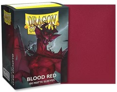 Dragon Shield Sleeves - Matte Blood Red - 100 Count