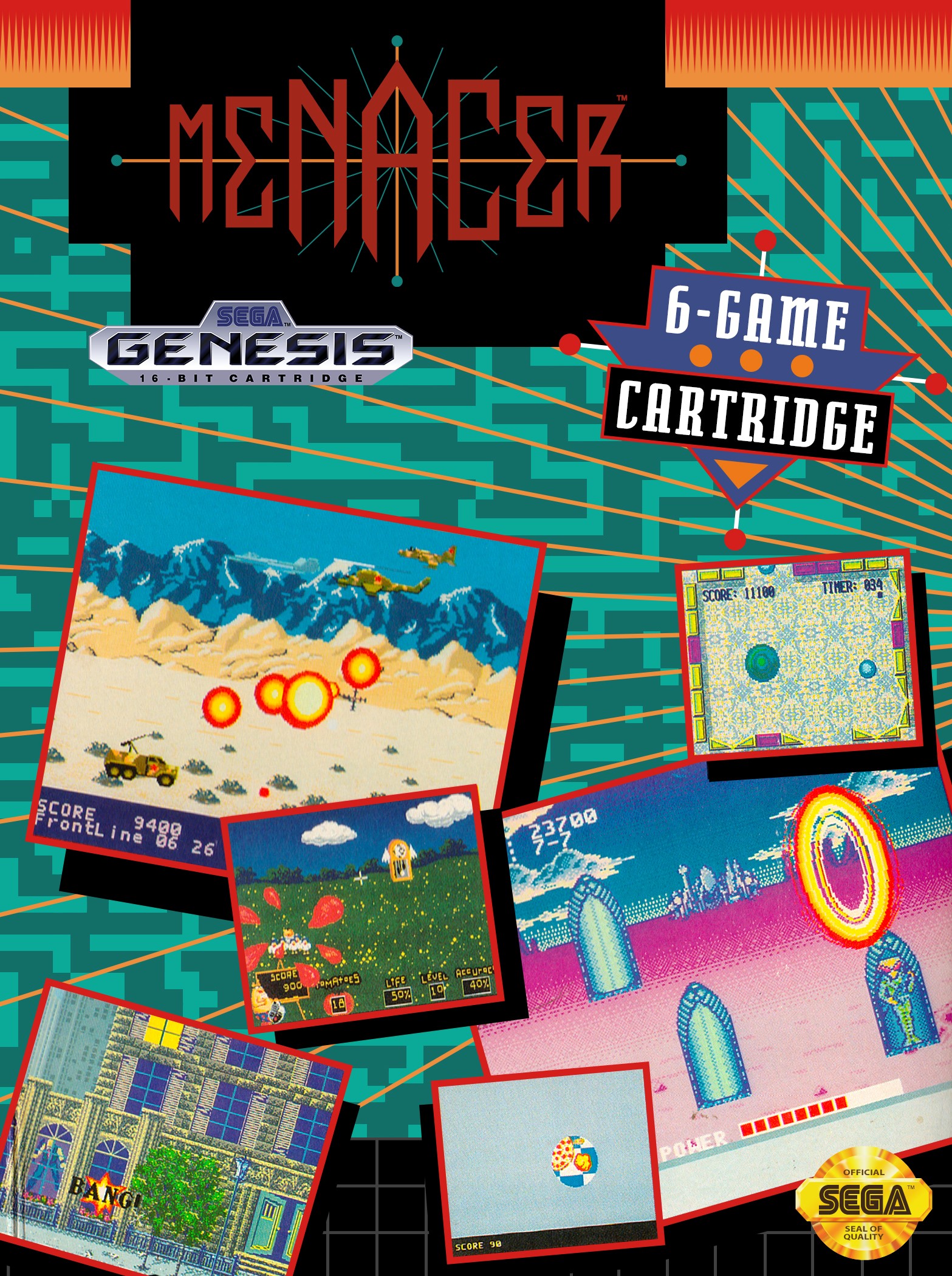 Menacer: 6-Game Cartridge