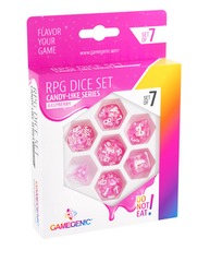 Gamegenic - Candy-like Series: RPG Dice Set (Set of 7) - Raspberry