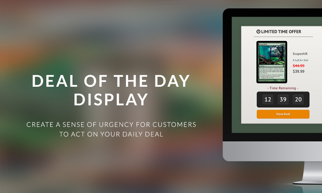 Deal of the Day Display Deal of the Day Display