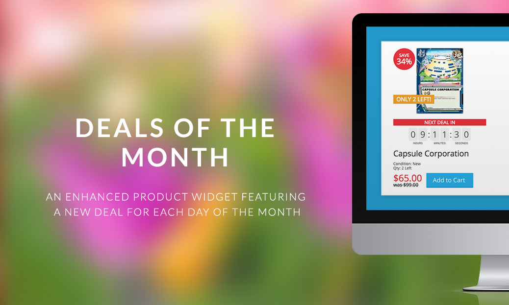 Deals of the Month Product Display