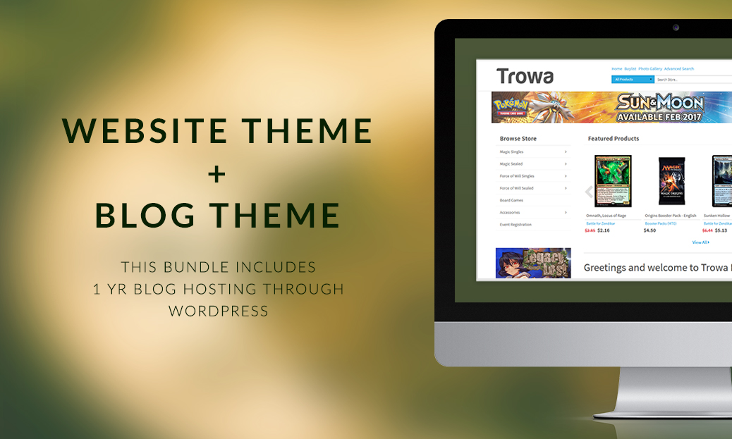 Trowa Premium Theme + Blog Theme Bundle