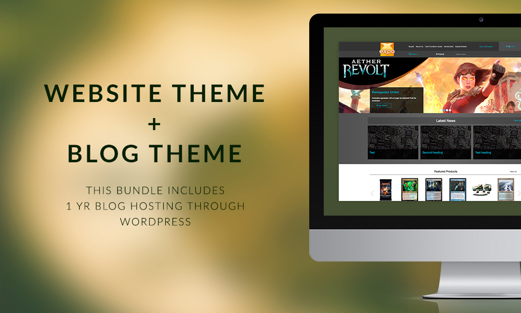 Expo Premium Theme + Blog Theme Bundle