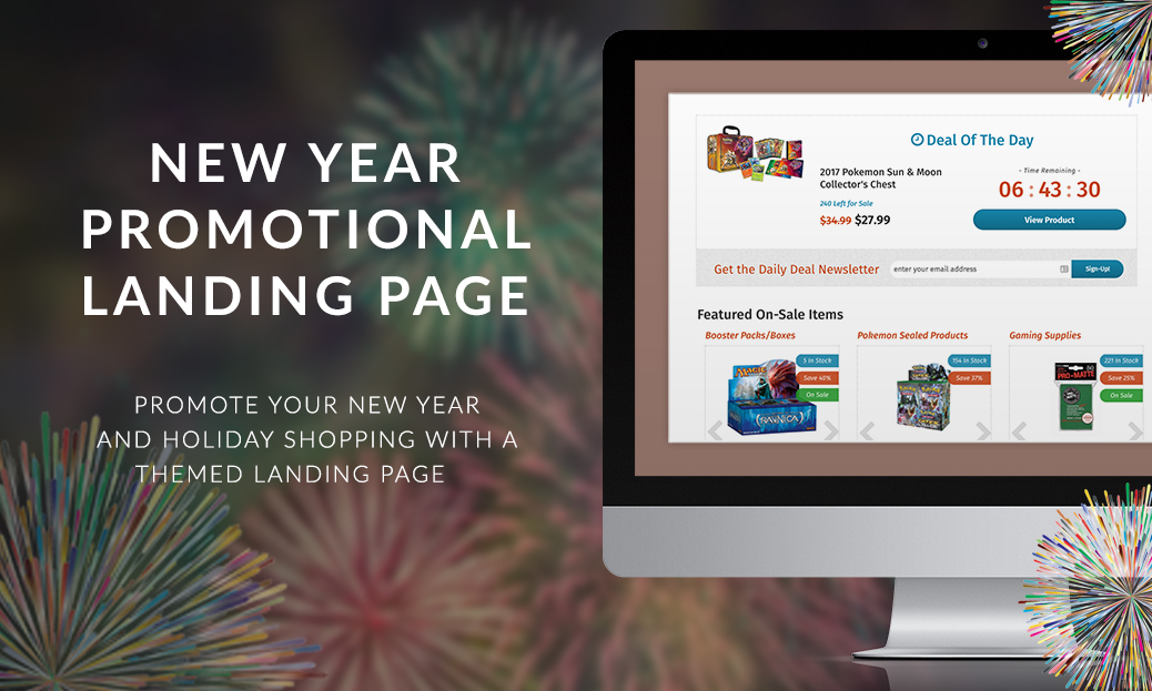 New Year Promotional Landing Page New Year Promotional Landing Page
