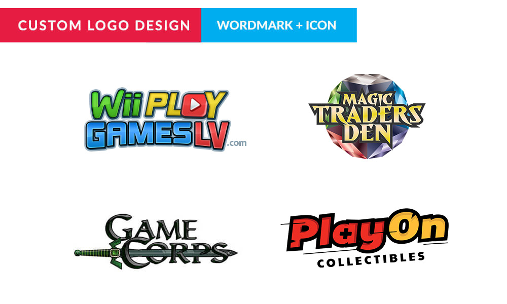 Custom Logo Design - Design Consultation + Wordmark + Icon + 4 Design Iterations Custom Logo Design - Design Consultation + Wordmark + Icon + 4 Design Iterations