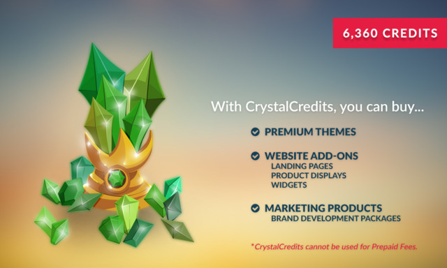 6,360 CrystalCredits - Level 6 Discount