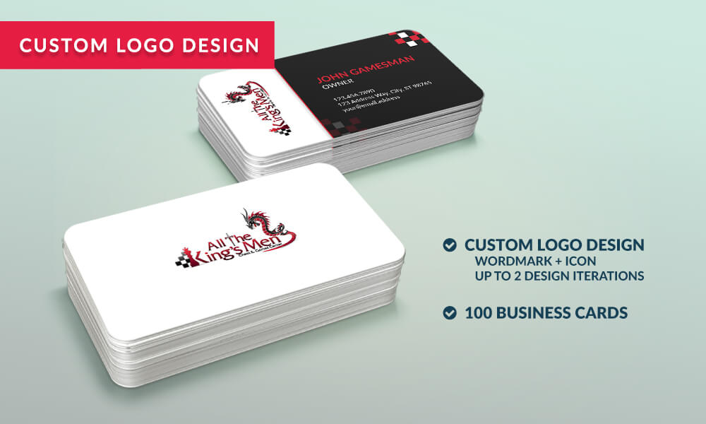 Custom Logo Design - Wordmark + Icon + 2 Design Iterations Custom Logo Design - Wordmark + Icon + 2 Design Iterations