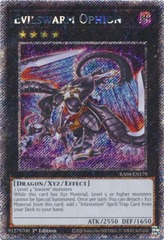 Evilswarm Ophion - RA04-EN179 - Platinum Secret Rare - 1st Edition