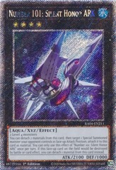 Number 101: Silent Honor ARK - RA04-EN211 - Platinum Secret Rare - 1st Edition
