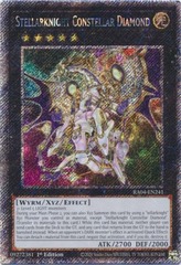 Stellarknight Constellar Diamond - RA04-EN241 - Platinum Secret Rare - 1st Edition