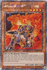 Brotherhood of the Fire Fist - Bear - RA04-EN198 - Platinum Secret Rare - 1st Edition