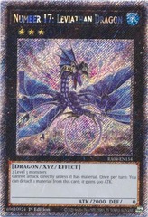 Number 17: Leviathan Dragon - RA04-EN154 - Platinum Secret Rare - 1st Edition