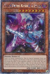 EvilTwins Ki-sikil & Lil-la - RA04-EN037 - Platinum Secret Rare - 1st Edition