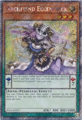 Archfiend Eccentrick - RA04-EN017 - Platinum Secret Rare - 1st Edition