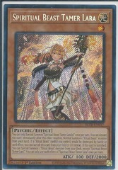 Spiritual Beast Tamer Lara - BLTR-EN017 - Secret Rare - 1st Edition