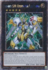 Number S39: Utopia the Lightning - RA04-EN251 - Platinum Secret Rare - 1st Edition