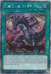 The Fang of Critias - RA04-EN255 - Platinum Secret Rare - 1st Edition