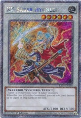 XX-Saber Hyunlei - RA04-EN140 - Platinum Secret Rare - 1st Edition