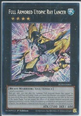 Full Armored Utopic Ray Lancer - BLTR-EN003 - Secret Rare - 1st Edition