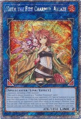 Hiita the Fire Charmer, Ablaze - RA04-EN074 - Platinum Secret Rare - 1st Edition