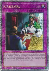 Ceasefire - RA03-EN105 - Quarter Century Secret Rare - 1st Edition