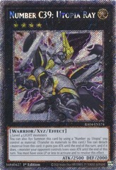 Number C39: Utopia Ray - RA04-EN174 - Platinum Secret Rare - 1st Edition