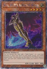 Evil HERO Adusted Gold - RA04-EN029 - Platinum Secret Rare - 1st Edition