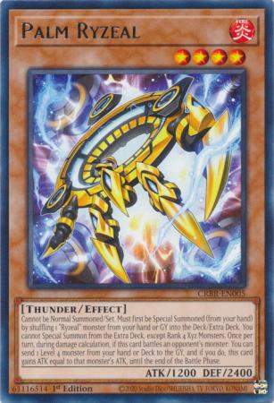 Palm Ryzeal - CRBR-EN005 - Rare - 1st Edition
