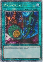 Polymerization (A) (Alternate Art) - RA03-EN051 - Quarter Century Secret Rare - 1st Edition