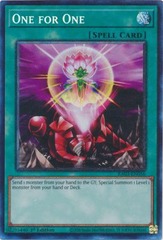 One for One - RA03-EN056 - Prismatic Collector's Rare - 1st Edition