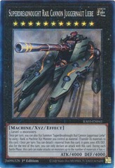 Superdreadnought Rail Cannon Juggernaut Liebe - RA03-EN041 - Prismatic Collector's Rare - 1st Edition