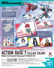 Bandai Action Base 7 (Clear Color) Mobile Suit Gundam GQuuuuuuX Sticker Set