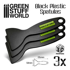 Black Plastic Spatulas - 3D printer