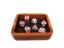 Rosewood Dice Case - Plain Design