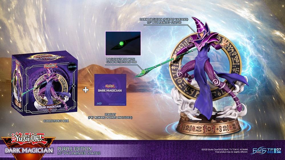 Yu-Gi-Oh! Dark Magician (Purple Variant) Statue