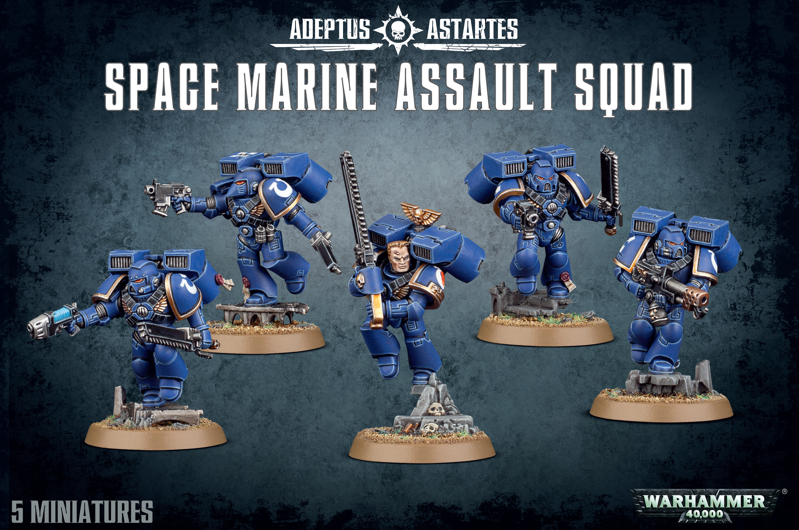 Adeptus Astartes Space Marine Assault Squad