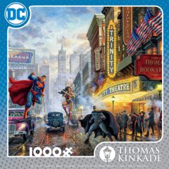 CEACO DC Comics Thomas Kinkade 1000 Piece Puzzle - Trinity
