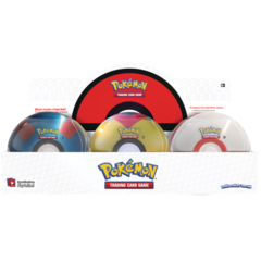 2021 Pokemon TCG Poke Ball Tin Sealed: includes 3 booster packs! *RANDOM STYLE*