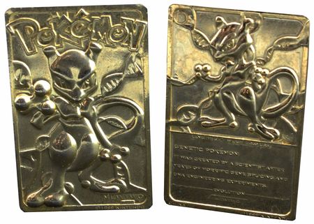 Gold Mewtwo Burger King Promo Card