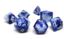 Frosted Blue Granite - 7 Piece Dice Collection